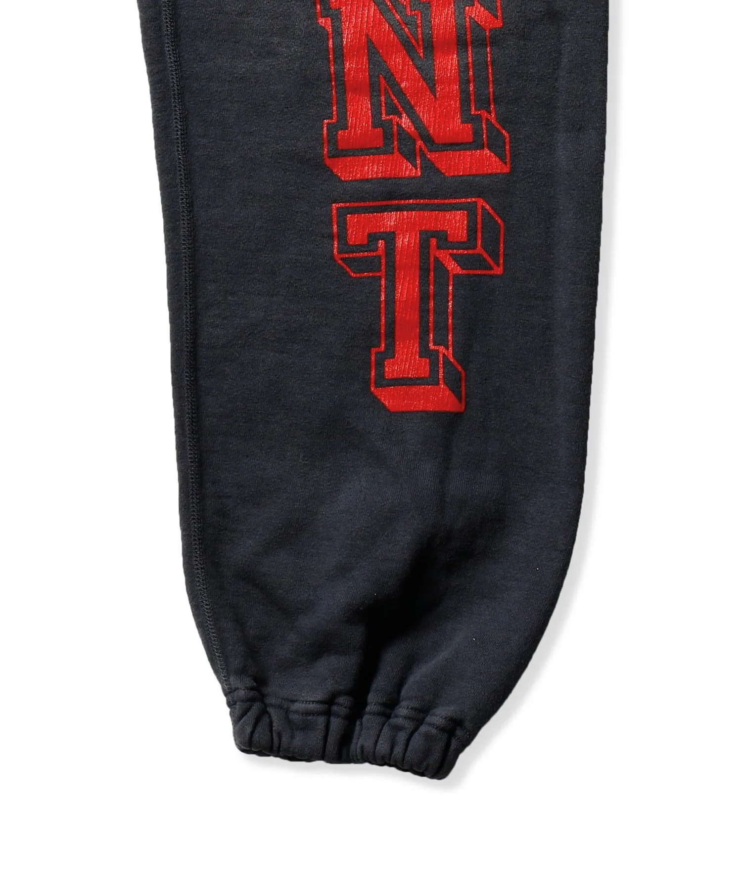 SAINT Mxxxxxx ANGEL SWEAT PANTS/BLK Angel Reborn Crack Print Distressed Sweatpants, Washed Black S-XL Assute Dyeing, Full Spray Fade, Heavy Fermentation Washing, Made with NEW VINTAGE Texture, Four Needles and Six Threads from the Factory, Boneless Patchwork, More Comfortable to Wear, Genuine Level Crack Print/Accessories Restored